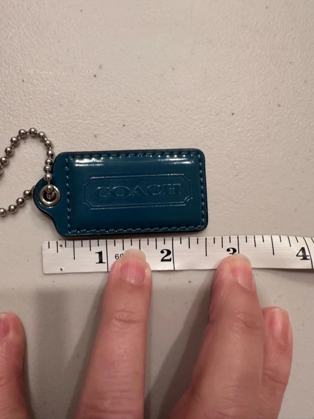Coach Teal Blue Hang Tag - Picture 4 of 4